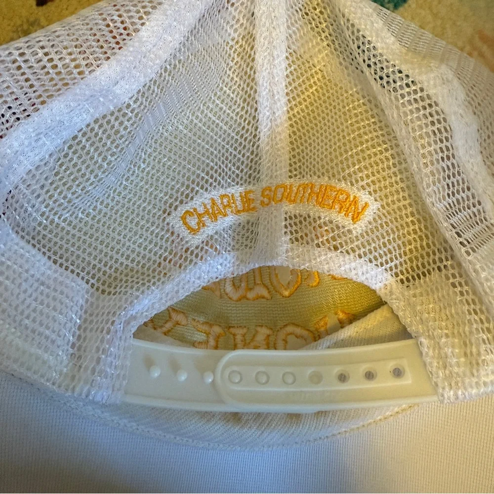 Charlie Southern Howdy Honey White and Yellow Cap